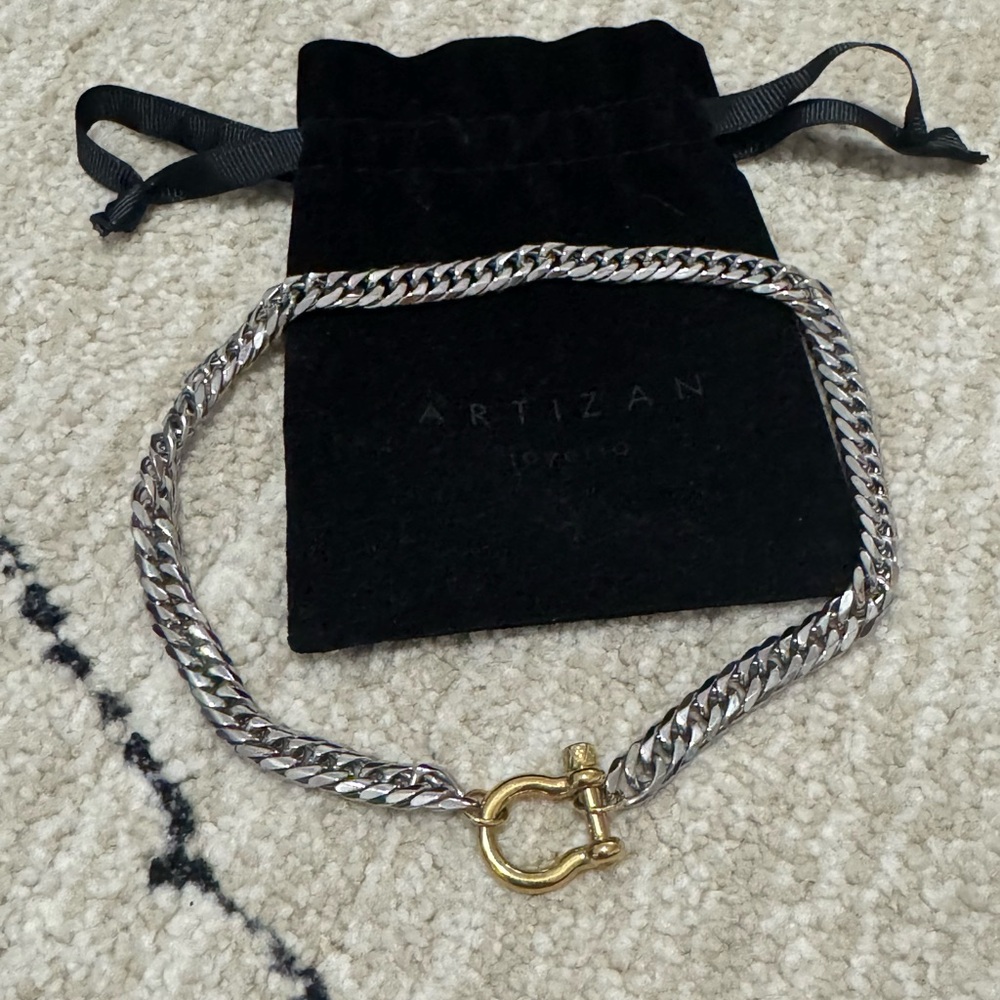 Silver and Gold Women's Necklace
